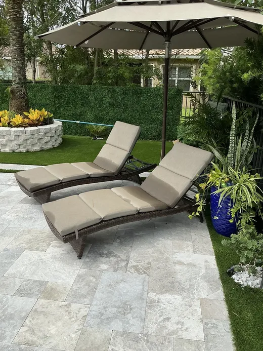 residential patio turf