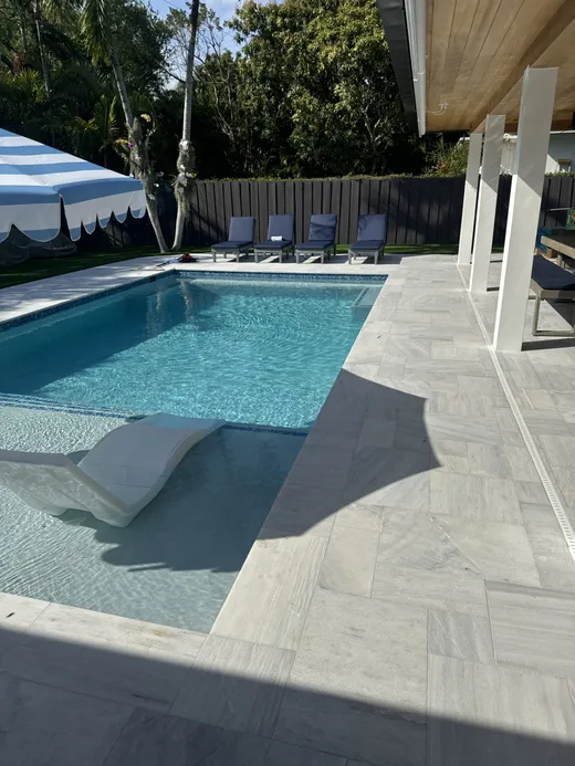 residential pool patio lounge