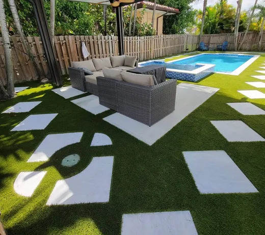 residential yard turf