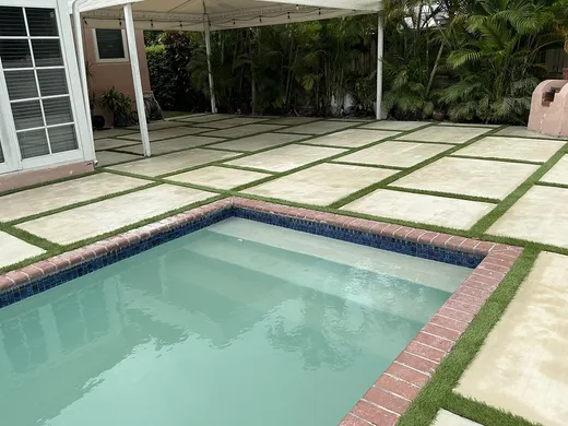 residential yard turf